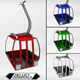 Ski lift gondola cable car small - 3DOcean Item for Sale