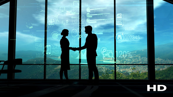 Business People Shake Hands alt