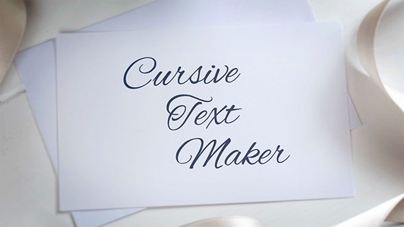 Cursive Text Maker alt