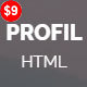PROFIL - Personal Portfolio HTML5 Template - ThemeForest Item for Sale