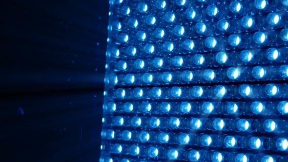 LED Bright Rotating Panel in Blue