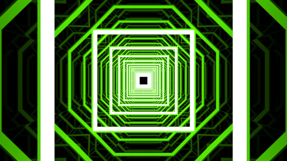 Green Cubic Tunnel Loop alt