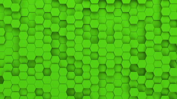 Green Hexagons Loop