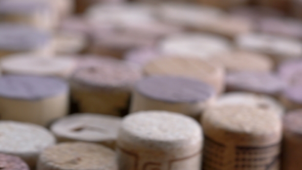 wine Corks Rotating