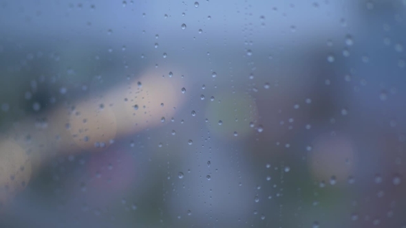 Rain Drops on Steamy Window alt