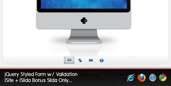 iSite - 1 Page Folio + Contact Styling Validation
