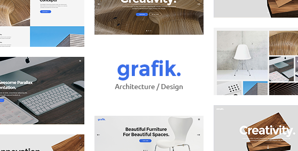 Grafik - Motyw portfolio architektury i wzornictwa