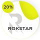 Rokstar - One Page Portfolio - ThemeForest Item for Sale