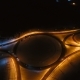 Aerial Winter View of Ringroad in the Night - VideoHive Item for Sale
