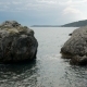 Waves Beating on the Rocks on the Beach in Montenegro - VideoHive Item for Sale