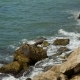 Waves Beating on the Rocks on the Beach in Montenegro - VideoHive Item for Sale
