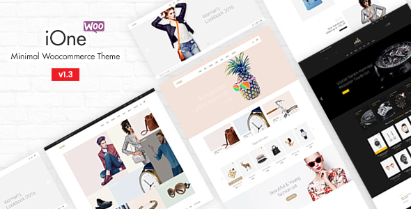 iOne - Minimal Responsive WooCommerce Theme