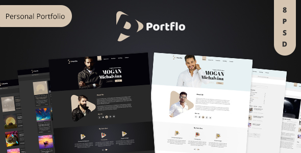 PORTFLO -  Personal Portfolio PSD Template