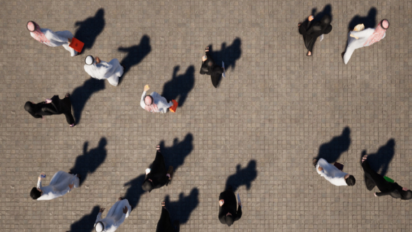 Arabic Crowd Walk