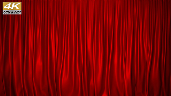 Red Curtain Loop 4K