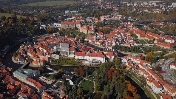 Flight Over Cesky Krumlov