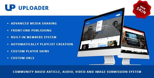 Uploader – Advanced Media Sharing Theme