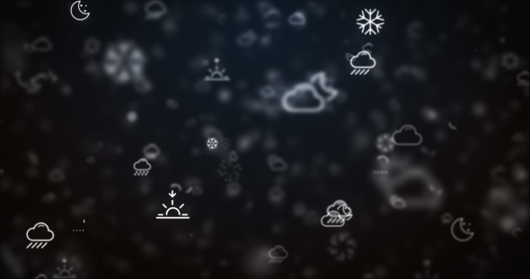 Loop Moved Weather Icons Background
