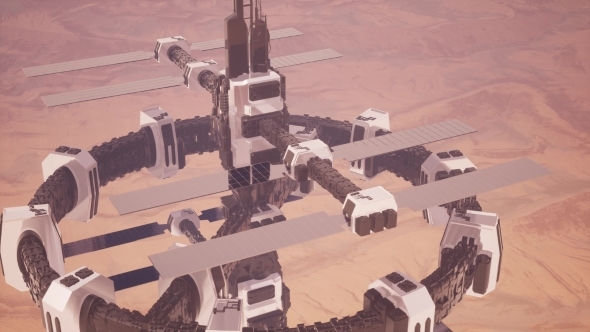 Colony on Mars Planet alt