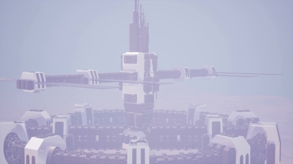 Colony on Mars Planet alt