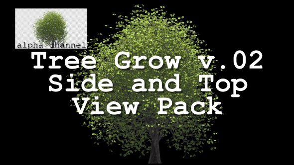 Tree Grow v. 02 Side and Top View Pack alt