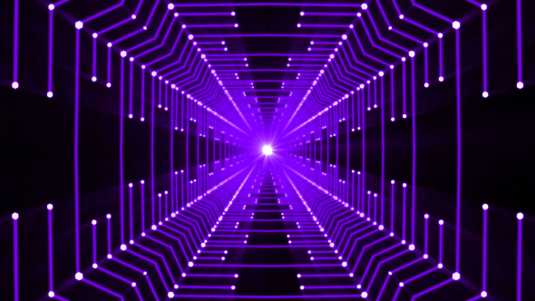 Purple Glittering Background Loop