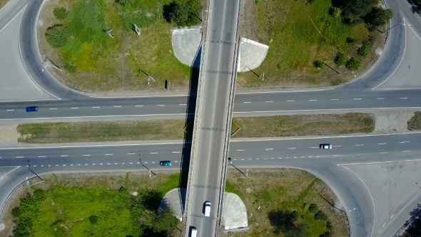 Aerial View Of Intersection
