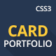 CARD - CSS3 Portfolio Cards with Hover Effects - CodeCanyon Item for Sale