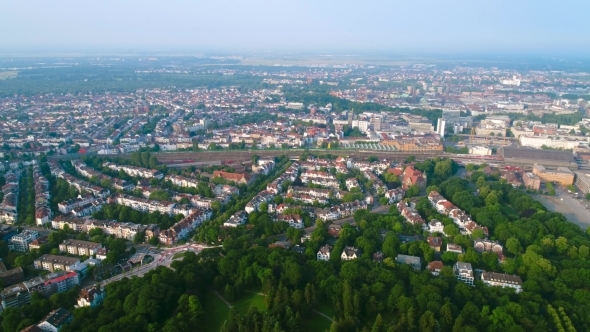 City Municipality of Bremen Aerial FPV Drone Footage