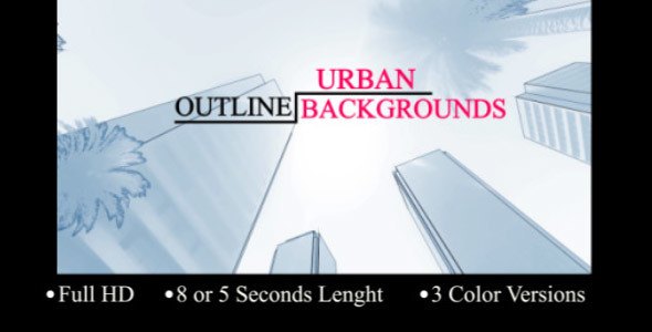 Urban Outline Backgrounds