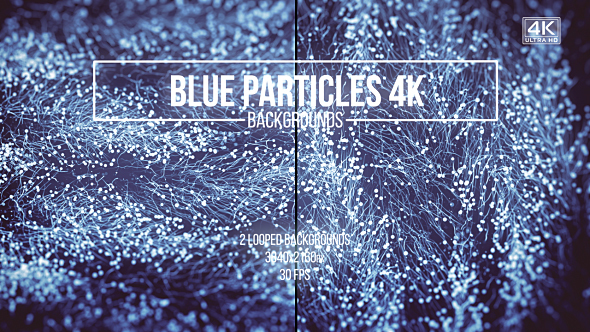 Blue Particles Abstract Backgrounds