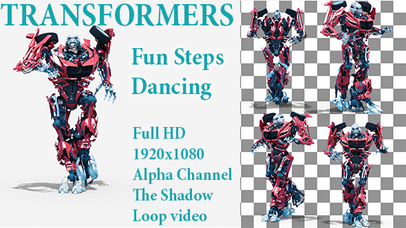 Cartoon Fun Robot Steps alt