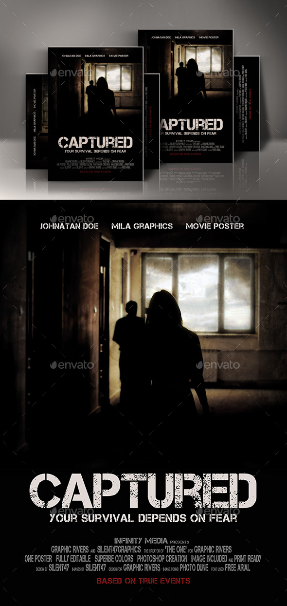 Captured Movie Poster Template