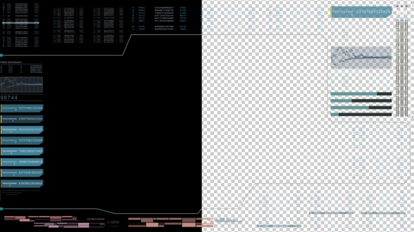 Hi Tech User Interface HUD With Alpha 07