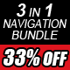 3 in 1 Responsive Nav Menu Bundle Pack - CodeCanyon Item for Sale