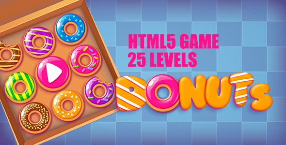 Donuts HTML5 Game [ 25 levels ]