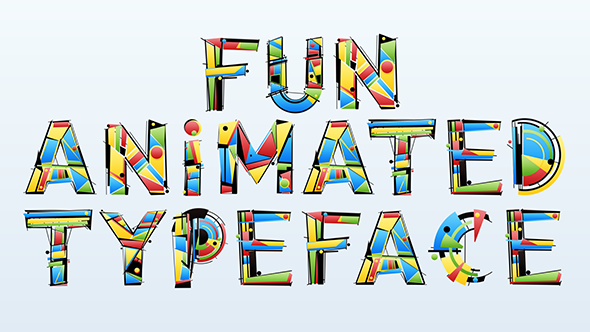 Fun Animated Typeface alt