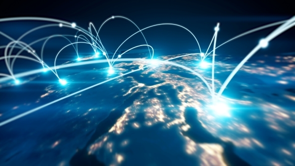 Global Business Concept of Connections and Information Transfer in the World