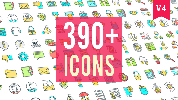 Icons Pack 390 Animated Icons alt