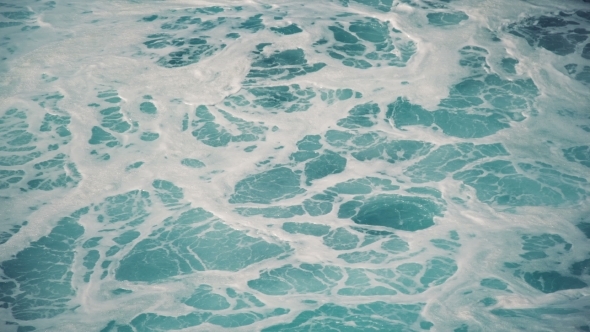 Ocean Water Foam Abstract Background