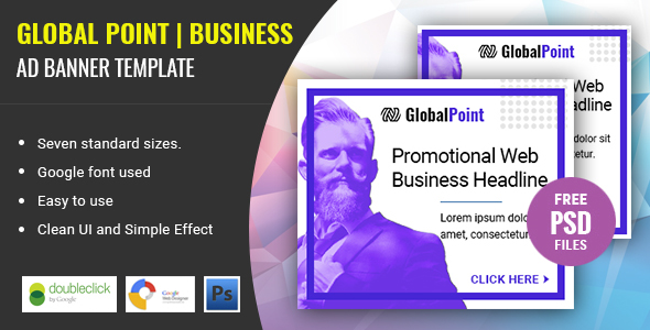Global Point | Business HTML 5 Animated Google Banner