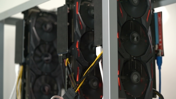 Graphic Cards of the Rack for Mining Crypto Currency