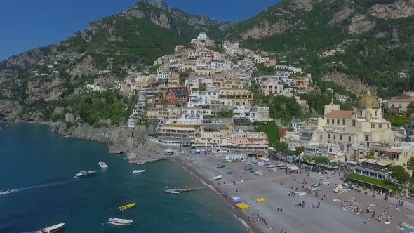 Positano, Italy Aerial Video