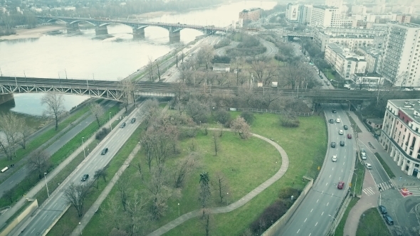 Vistula River Embankment in Warsaw