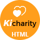 KiCharity - Charity & Fundraising HTML Template - ThemeForest Item for Sale