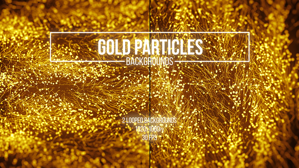 Gold Particles Abstract Backgrounds