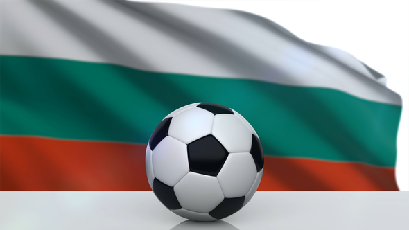 Soccer Ball with Bulgaria Flag alt
