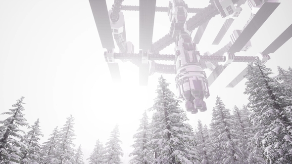 Alien UFO at Earth alt