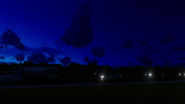 Village Night Traffic alt