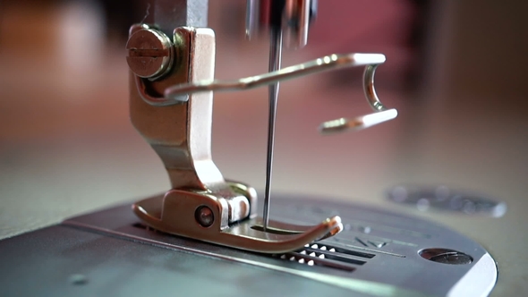 A Needle of an Industrial Sewing Machine